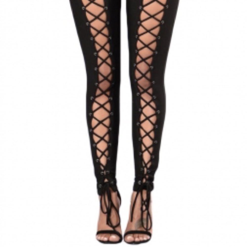 ‼️Sold‼️ Tie up leggings